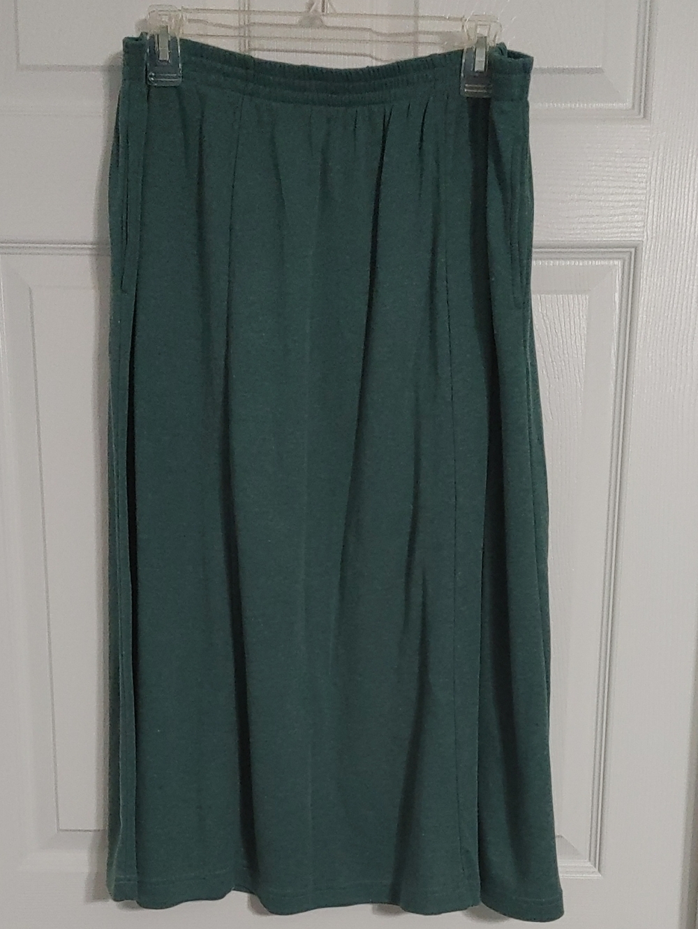 Vintage Blair Teal Pull-On Maxi Skirt with Pockets Women's XL